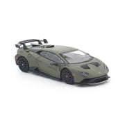 Pop Race 640347 1/64 Lamborghini Huracan STO Verde Turbine Matt