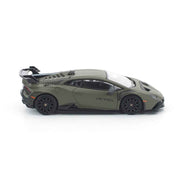 Pop Race 640347 1/64 Lamborghini Huracan STO Verde Turbine Matt