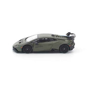 Pop Race 640347 1/64 Lamborghini Huracan STO Verde Turbine Matt