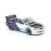 Pop Race 640455 1/64 Pandem S13 White Purple