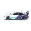 Pop Race 640455 1/64 Pandem S13 White Purple