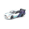 Pop Race 640455 1/64 Pandem S13 White Purple