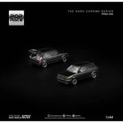 Pop Race DC006 1/64 Golf GTI MK2 Dark Chrome