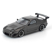 Pop Race DC008 1/64 Mazda RX7 (FC3S) Re-Amemiya Dark Chrome