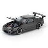 Pop Race DC008 1/64 Mazda RX7 (FC3S) Re-Amemiya Dark Chrome