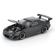 Pop Race DC008 1/64 Mazda RX7 (FC3S) Re-Amemiya Dark Chrome