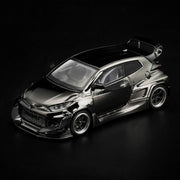 Pop Race 1/64 Pandem GR Yaris Dark Chrome