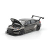 Pop Race 1/64 Honda Civic FL5 TCR Dark Chrome