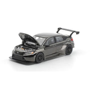 Pop Race 1/64 Honda Civic FL5 TCR Dark Chrome