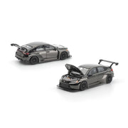 Pop Race 1/64 Honda Civic FL5 TCR Dark Chrome