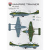 Pilot Replicas PR48A006 1/48 De Havilland Vampire T.11/55