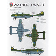 Pilot Replicas PR48A006 1/48 De Havilland Vampire T.11/55