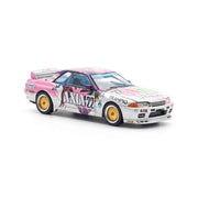 Pop Race 64-0103 1/64 Nissan Skyline GT-R R32 No.22 Axia