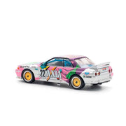 Pop Race 64-0103 1/64 Nissan Skyline GT-R R32 No.22 Axia
