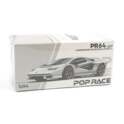 Pop Race 1/64 Lamborghini Countach LPI 800-4 Bianco