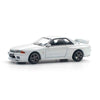Pop Race 64-0157 1/64 Nissan Skyline GT-R R32 Crystal White
