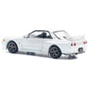 Pop Race 64-0157 1/64 Nissan Skyline GT-R R32 Crystal White