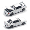 Pop Race 64-0157 1/64 Nissan Skyline GT-R R32 Crystal White