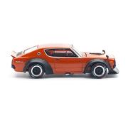 Pop Race 64-0173 1/64 Skyline GT-R V8 Drift Kenmeri Orange