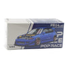 Pop Race 1/64 Pandem Civic EG6 Metallic Blue with Open Bonnet