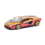 Pop Race 64-0175 1/64 Lamborghini Countach LPI 800-4 Blu Hal