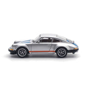 Pop Race 1/64 Singer 964 Silver Blue