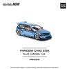 Pop Race 64-0206 1/64 Pandem Civic EG6 Blue Chorme