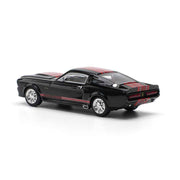 Pop Race 64-0218 1/64 Shelby Mustang GT500 Dark Chrome