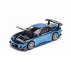 Pop Race 64-0223 1/64 Mazda RX7 RE-Amemiya Widebody Blue Chrome