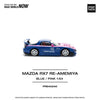 Pop Race 64-0240 1/64 Mazda RX7 Re-Amemiya Blue/Pink
