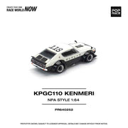 Pop Race PR64-0252 1/64 Skyline GT-R V8 Drift Kermeri NPA Style