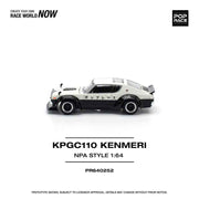 Pop Race PR64-0252 1/64 Skyline GT-R V8 Drift Kermeri NPA Style