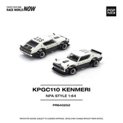 Pop Race PR64-0252 1/64 Skyline GT-R V8 Drift Kermeri NPA Style