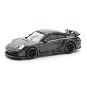 Pop Race 64-0254 1/64 992 Stinger GTR Carbon Edition (Blue Line)