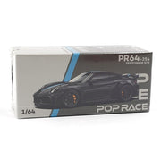 Pop Race 64-0254 1/64 992 Stinger GTR Carbon Edition (Blue Line)