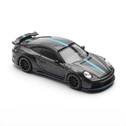 Pop Race 64-0254 1/64 992 Stinger GTR Carbon Edition (Blue Line)