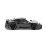 Pop Race 64-0254 1/64 992 Stinger GTR Carbon Edition (Blue Line)