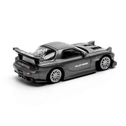 Pop Race 64-0255 1/64 Mazda RX7 Re-Amemiya Gun Metal