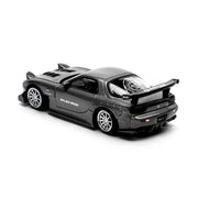 Pop Race 64-0255 1/64 Mazda RX7 Re-Amemiya Gun Metal
