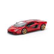 Pop Race 64-0259 1/64 Lamborghini Countach LPI-800 Rosso
