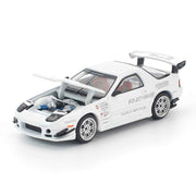 Pop Race 64-0260 1/64 Mazda RX7 FC3S Re-Amemiya White