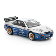 Pop Race 1/64 Pandem S13 Moontech Blue