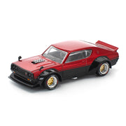 Pop Race 1/64 KPGC110 Kenmeri Red/Black