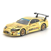 Pop Race 1/64 Top Secret GT300 Supra Gold Chrome