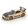 Pop Race 64-0277 1/64 Top Secret GT300 Supra Chrome Gold