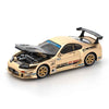 Pop Race 64-0277 1/64 Top Secret GT300 Supra Chrome Gold