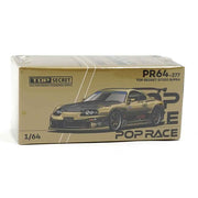 Pop Race 64-0277 1/64 Top Secret GT300 Supra Chrome Gold