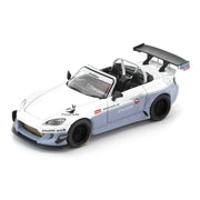 Pop Race 64-0300 1/64 Pandem S2000 White