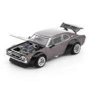 Pop Race 64-0304 1/64 Laurel C130 Metallic Grey New Tooling