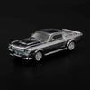 Pop Race 64-0312 1/64 Shelby Mustang GT500 Silver Chrome